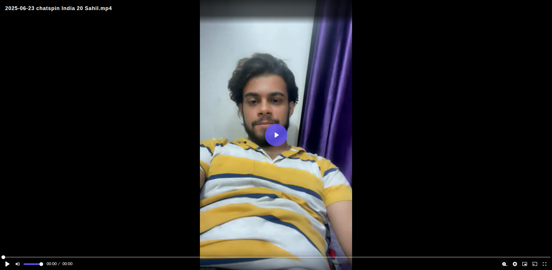 Thumbnail for Sahil, 20yo from India