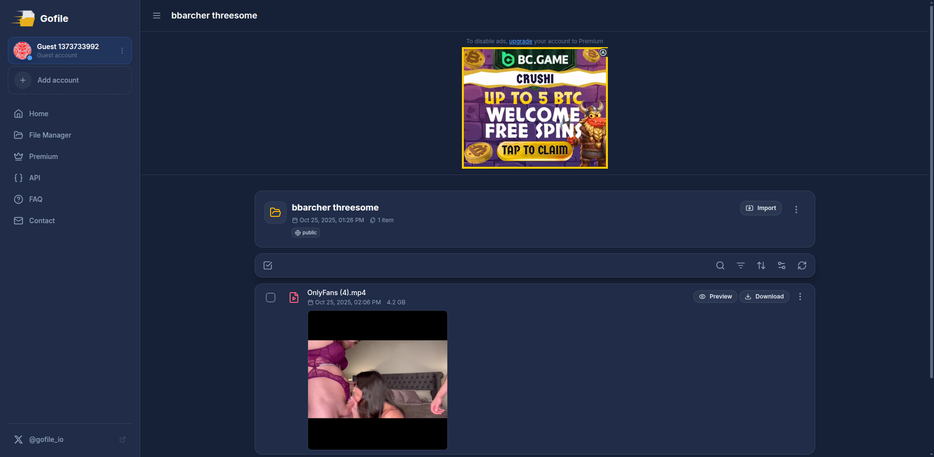 Thumbnail for gofile.io/d/DQFYPo ts fuck couple