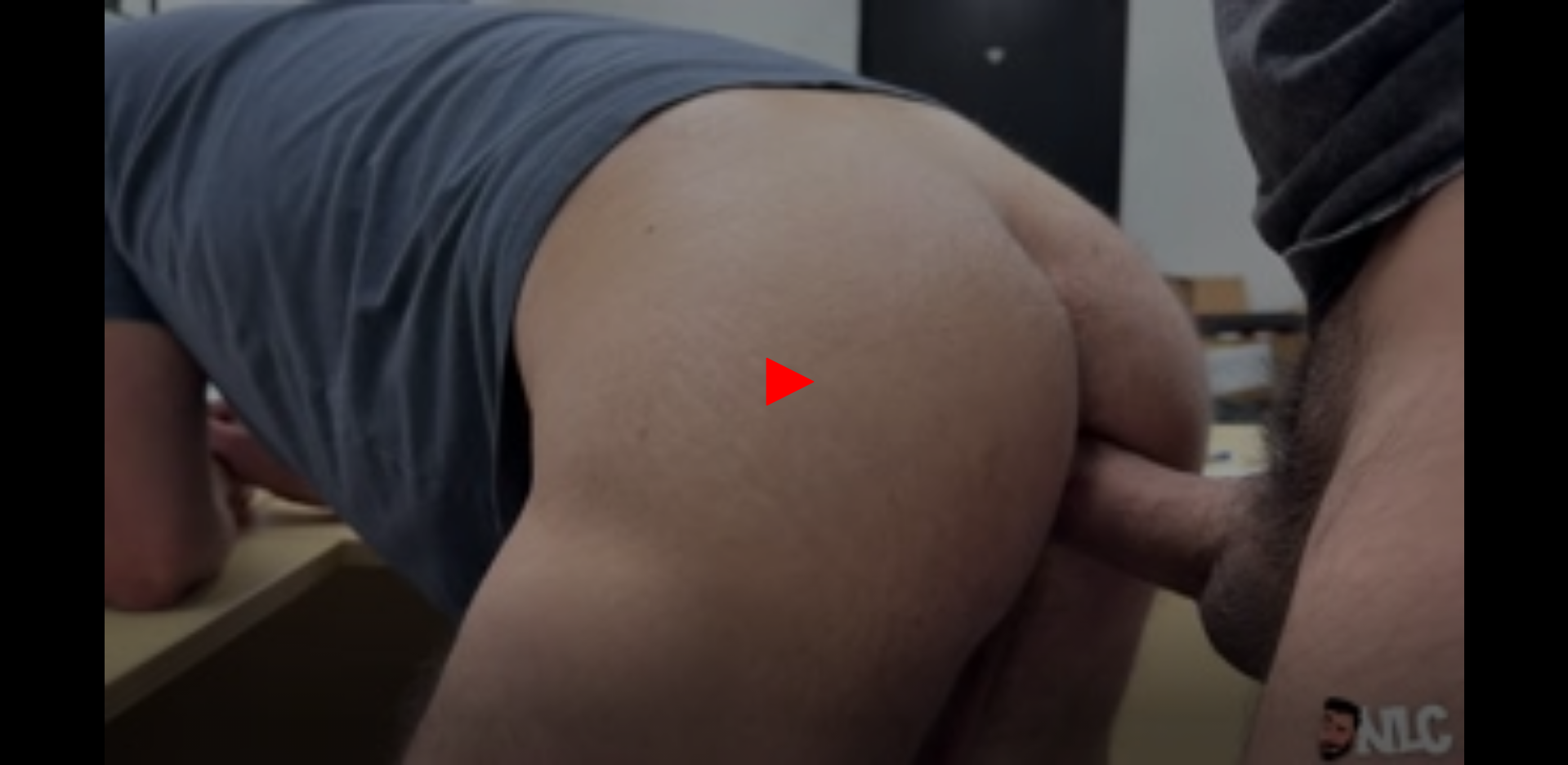 Thumbnail for Suited gay jerks off and cums while having his toes sucked at work