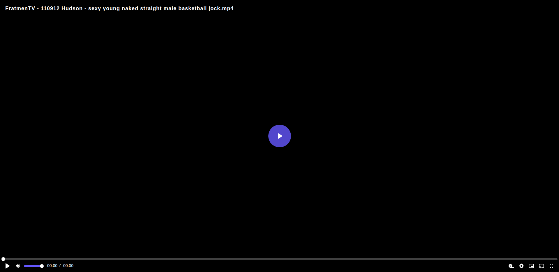 Thumbnail for FratmenTV - 110912 Hudson - sexy young naked straight male basketball jock