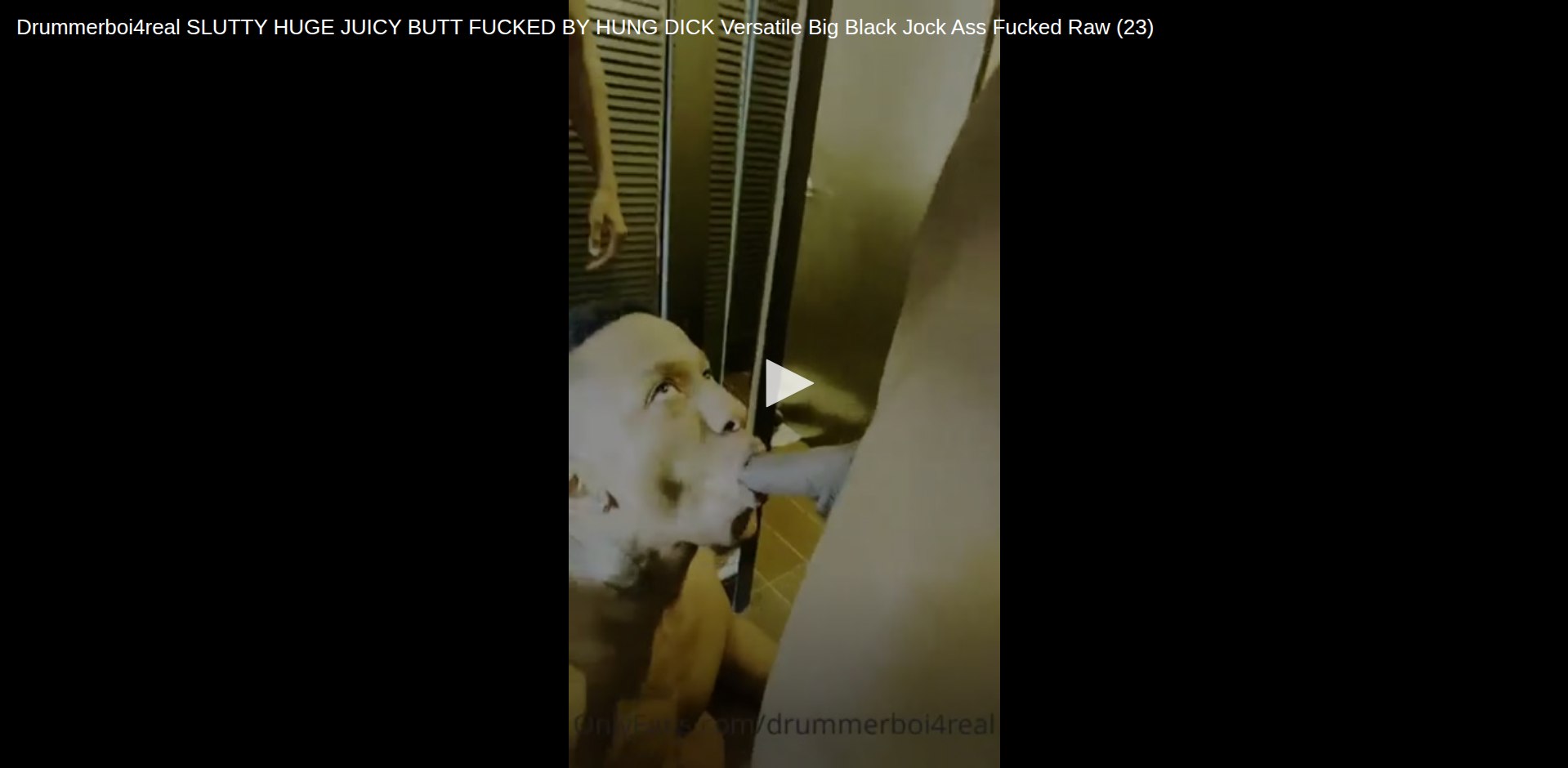Thumbnail for Drummerboi4real SLUTTY HUGE JUICY BUTT FUCKED BY HUNG DICK Versatile Big...