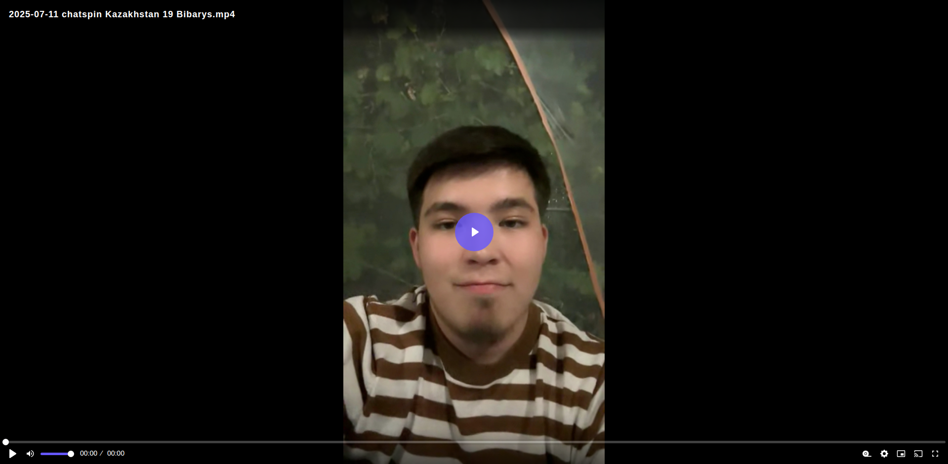 Thumbnail for Bibarys, 19yo from Kazakhstan