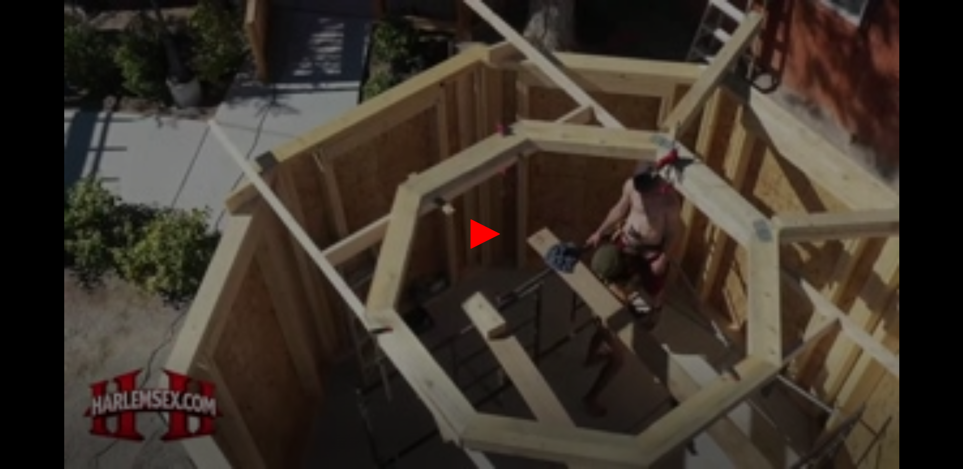 Thumbnail for Two hung workers fuck at construction site bareback