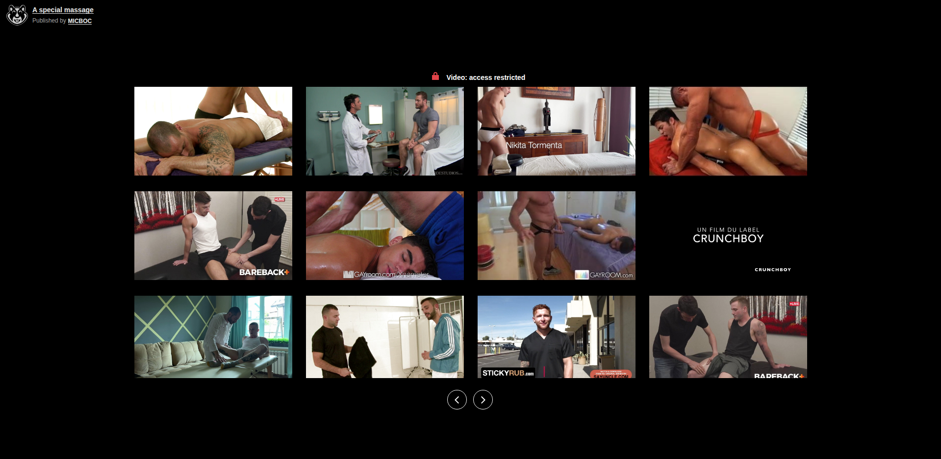 Thumbnail for A special massage