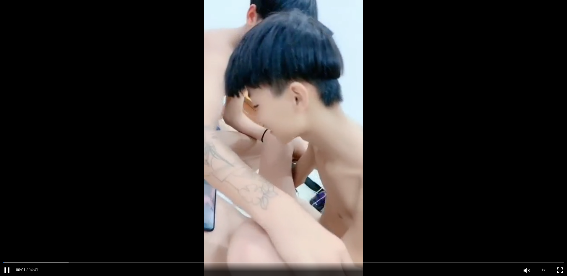 Thumbnail for Cute Asian Twink boy goes balls-deep in friends butt