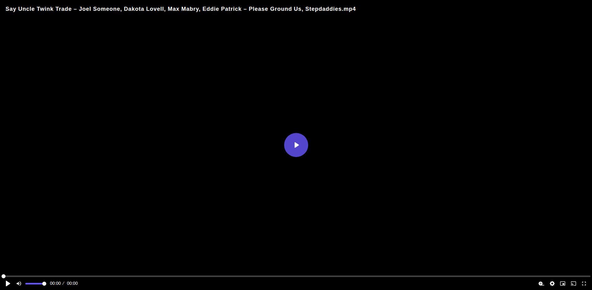 Thumbnail for Say Uncle Twink Trade u2013 Joel Someone Dakota Lovell Max Mabry Eddie...