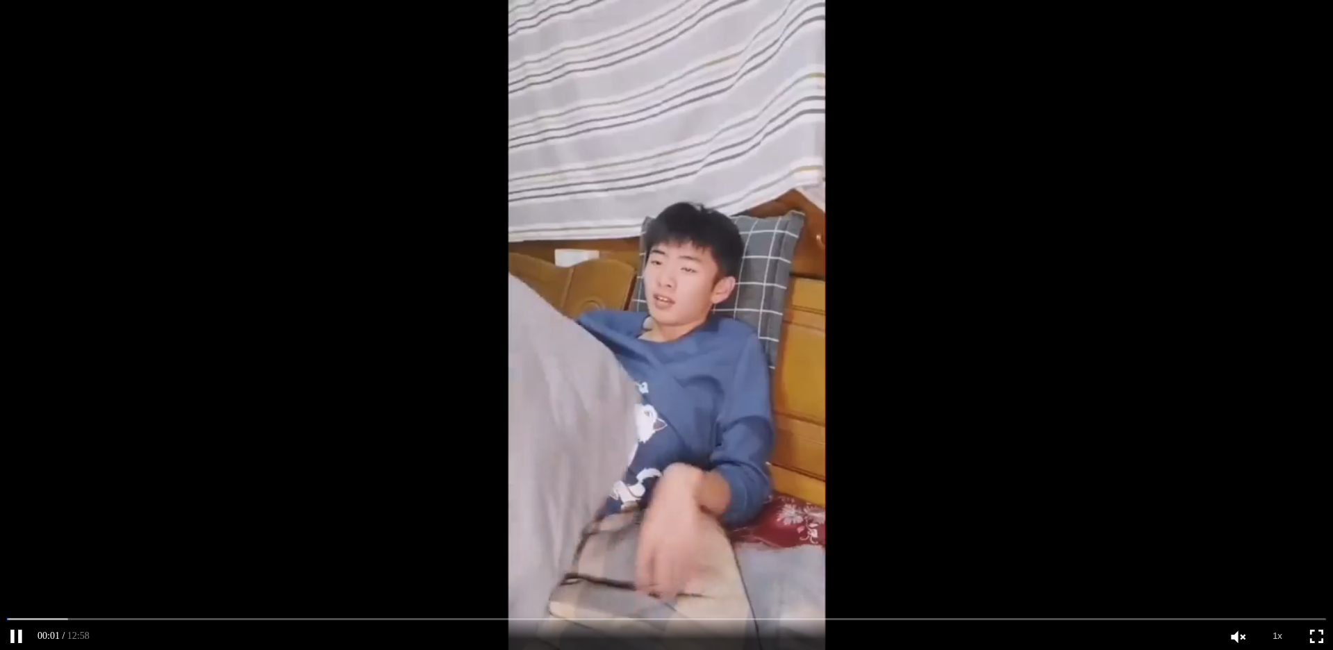 Thumbnail for Asian Twink boy plays with his cock