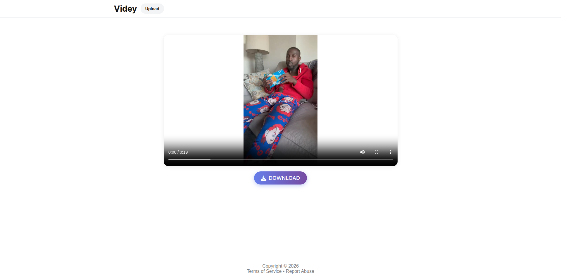 Thumbnail for Watch on Videy - Free and Simple Video Hosting