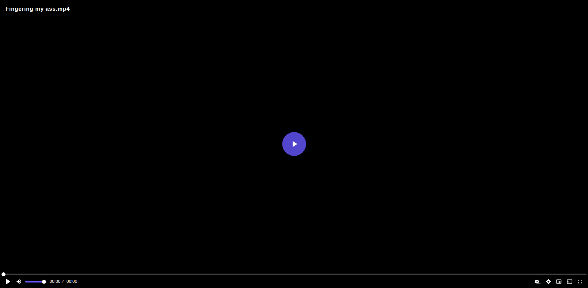 Thumbnail for Fingering my ass