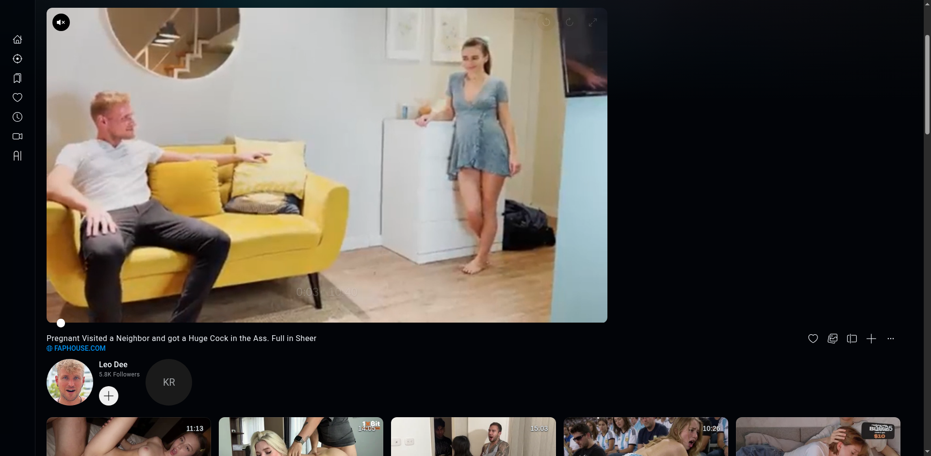 Thumbnail for Leo Dee | Pregnant Visited a Neighbor and got a Huge Cock in the Ass. Full...