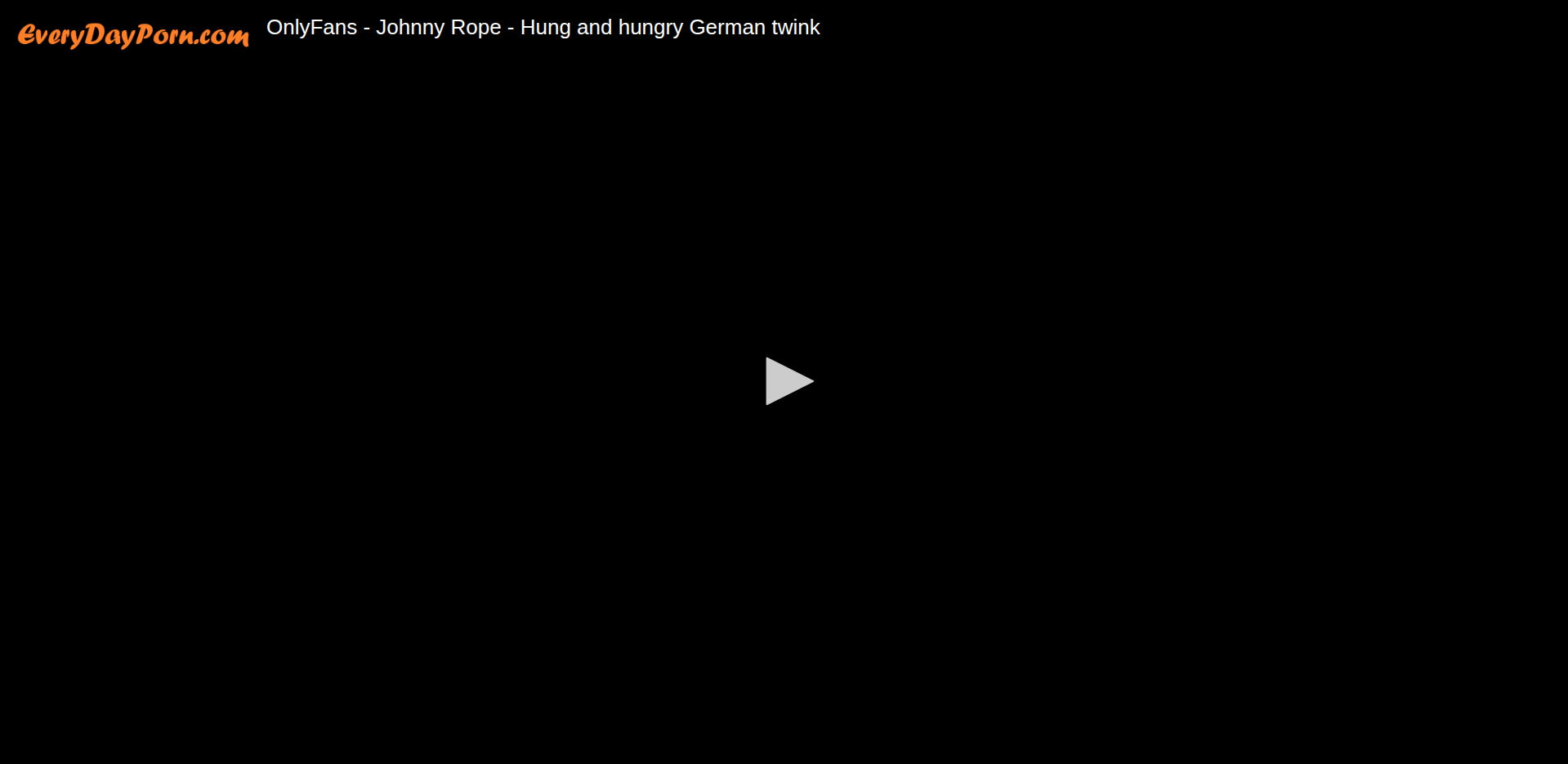 Thumbnail for OnlyFans - Johnny Rope - Hung and hungry German twink