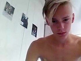 Thumbnail for (bw) Blondy Beats His Big Meat Pt1 - Watch free on Againgay.com