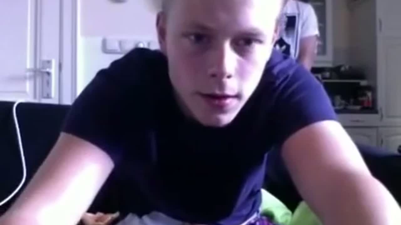 Thumbnail for Friends Straight mates wank on cam