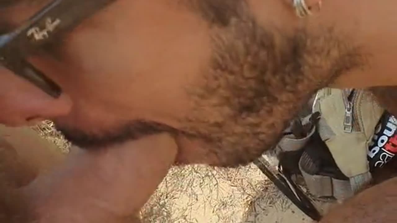 Thumbnail for sucking a thick hung cock at the beach