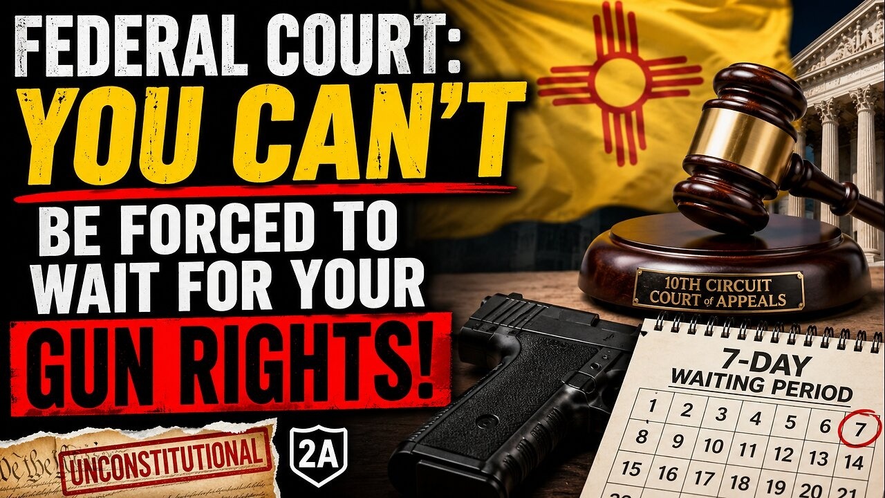 HUGE 2A WIN: You CAN&rsquo;T Be Forced to Wait for Your Gun Rights