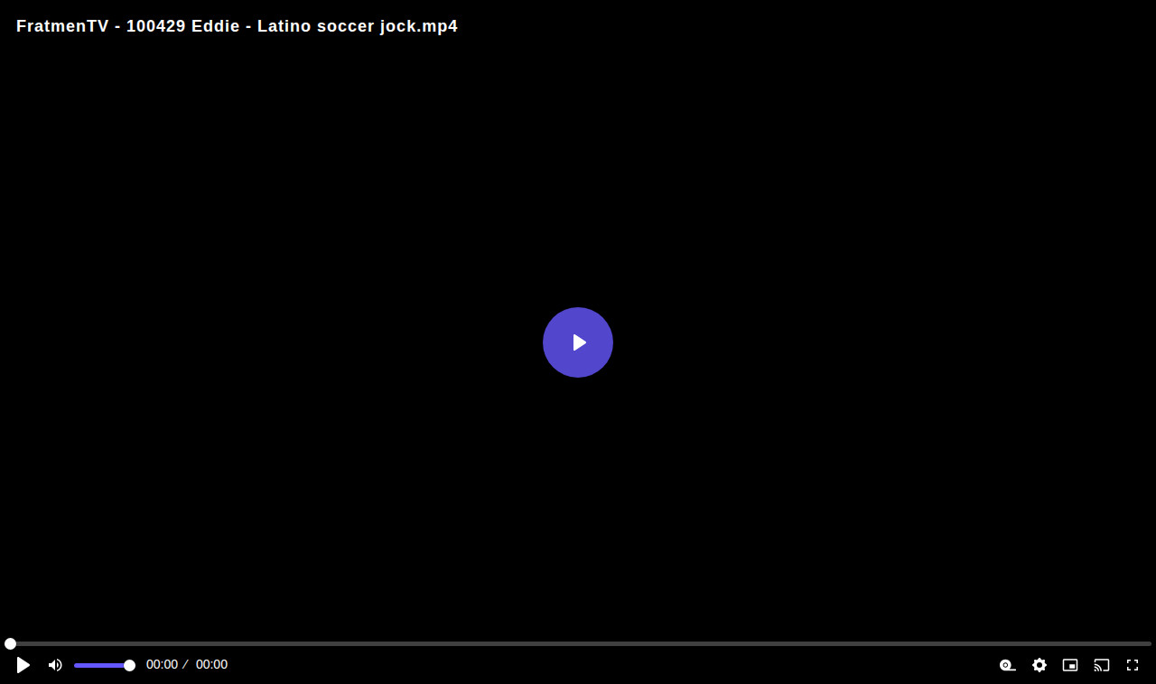 Thumbnail for FratmenTV - 100429 Eddie - Latino soccer jock