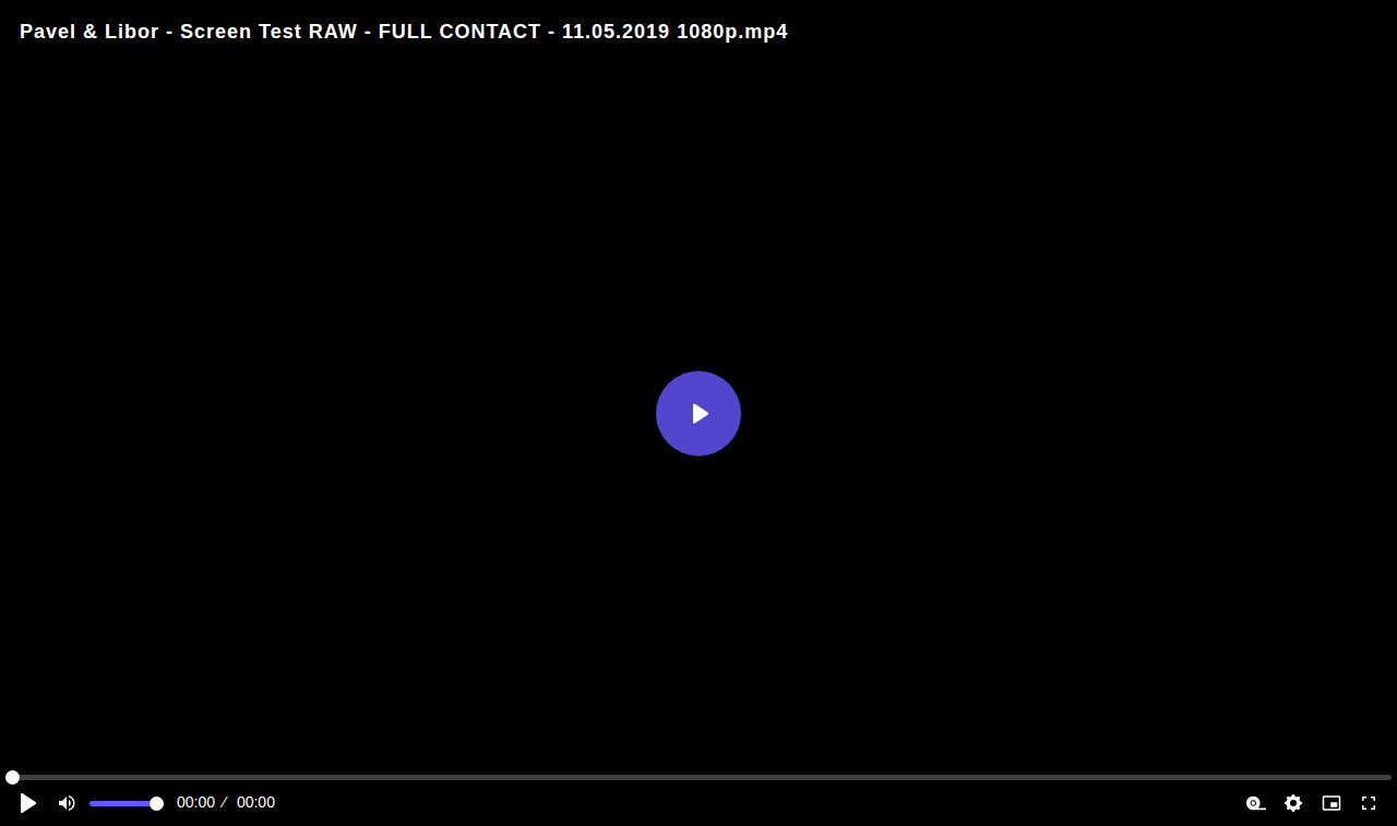 Thumbnail for Pavel and Libor - Screen Test RAW - FULL CONTACT - 11 05 2019 1080p